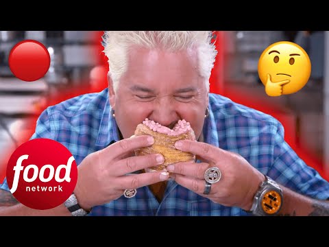 🔴 Guy Tries The STRANGEST Food On Earth! 🤔 | Diners, Drive-Ins & Dives