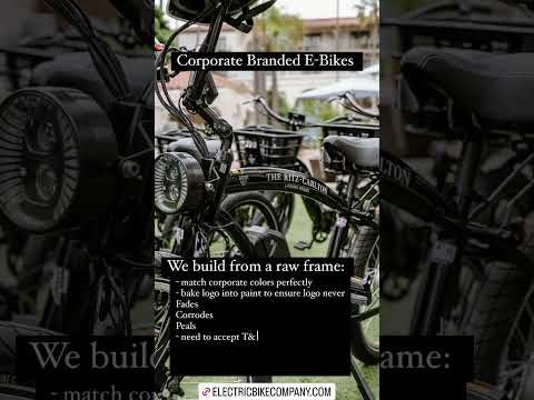 Corporate Branded E-Bikes