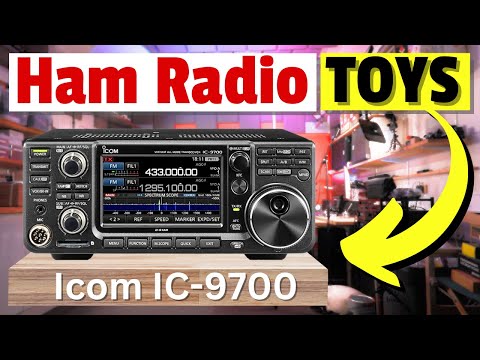 Icom 9700 and TidRadio Toys - I'm Working in the Shack