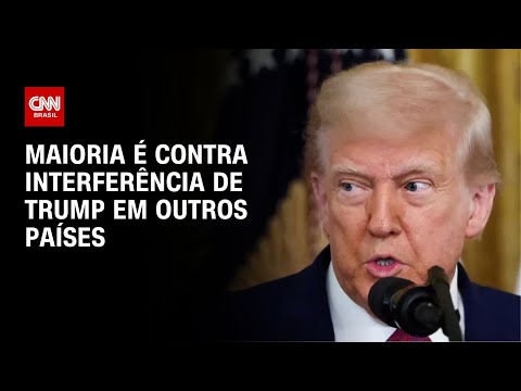 ​Atlas: Nos EUA, 71,4% são contra interferência direta de Trump em outros países | GPS CNN