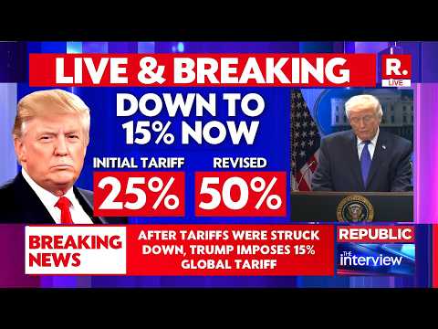 BREAKING: Trump Raises Global Tariffs to 15% Day After Supreme Court Setback