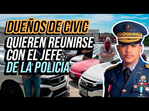 DUEÑOS DE HONDA CIVIC QUIEREN REUNIRSE CON EL JEFE DE LA POLICIA NACIONAL!!!