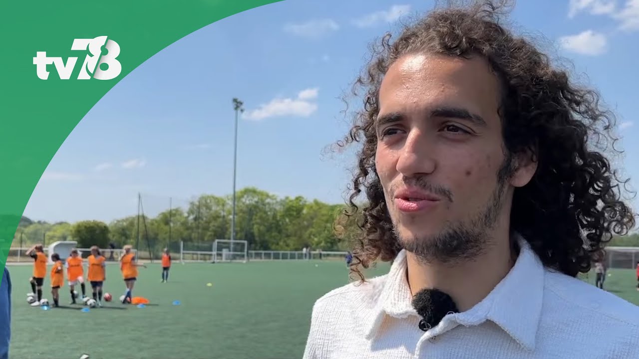 Le footballeur Mattéo Guendouzi inaugure un stade à son nom à Verneuil-sur-Seine