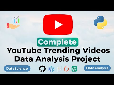 Analyzing  on Time Frame Data : Youtube Trending Video Dataset Analysis | Python | Data Analyst