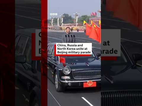 China, Russia and North Korea unite at Beijing military parade. #China #BBCNews