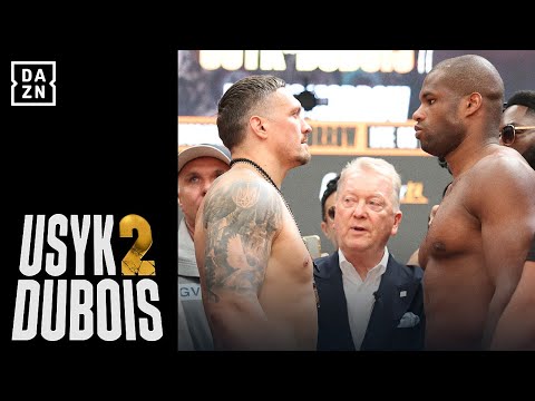 USYK VS DUBOIS 2 | FULL WEIGH-IN