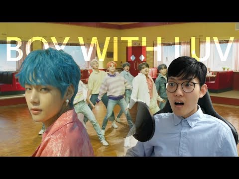 BTS (방탄소년단) '작은 것들을 위한 시 (Boy With Luv) feat. Halsey' Official MV - Korean reaction