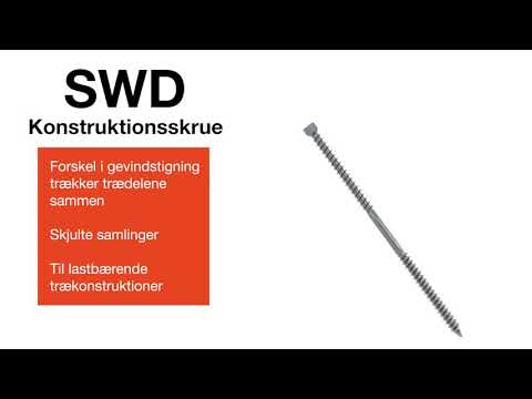 Solid-Drive™ SWD DOBBELTGEVIND Træskrue