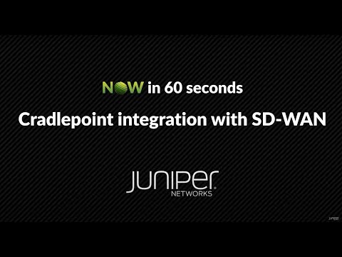 NOW in 60 Sec: Cradlepoint integration with SD-WAN