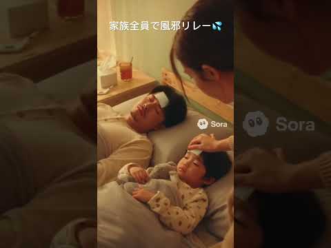 子育てあるある|家族全員で風邪リレー💦