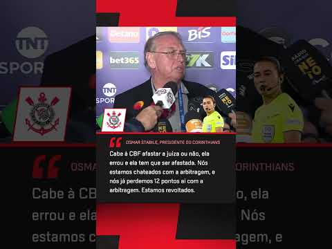 PRESIDENTE DO CORINTHIANS QUERIA AFASTAMENTO DA ÁRBITRA EDINA ALVES! 😱😱🦅 #shorts