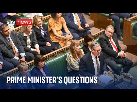 Keir Starmer is facing Kemi Badenoch at PMQs