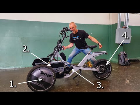 Arcimoto Unveils 3 Wheels and 4 Motors Drive Self Charging E-Trike!