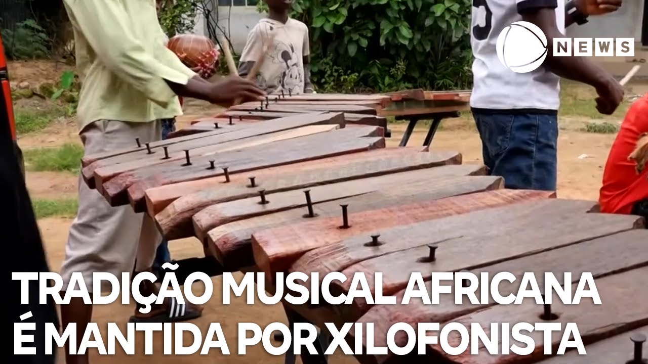 Tradição musical africana é mantida por xilofonista