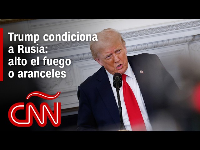 Trump impondría aranceles a Rusia si no hay alto el fuego