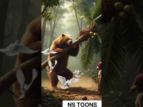 Bhalu Ne Ped Tod Diya || #cartoon #animation #shorts #shortvideo #shortfeed #shorts #dadiji