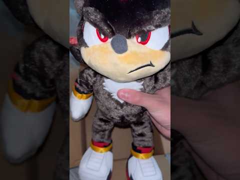 ITS SHADOW!!!!!! #shorts #unboxing #plush #sonicthehedgehog #shadow #buildabear #meme #funny