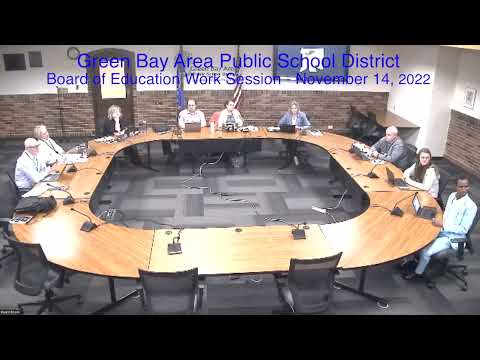 GBAPSD Board of Education Work Session: November 14, 2022