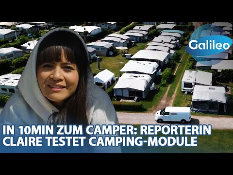 Claire's Camping-Experiment: In 10 Minuten zum vollwertigen Camper?