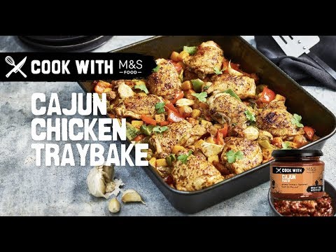 marksandspencer.com & Marks and Spencer Discount Code video: M&S | Cook with M&S... Louisiana Cajun Chicken Traybake