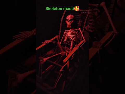 #skeleton masti 🥰😍