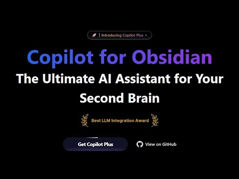 Study Group : PKM Project - Obsidian Copilot 플러그인 설치부터 기본 사용법까지