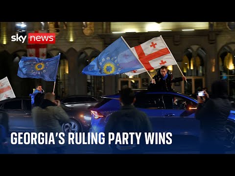 Georgia's ruling party wins election over pro-EU opposition