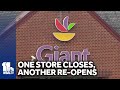 Giant set to close grocery store, re-open another