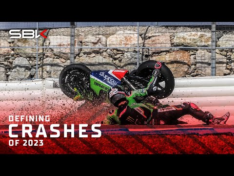 The defining crashes of #WorldSBK in 2023