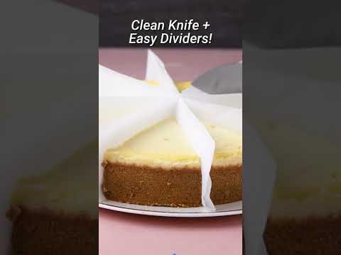 How To Get Clean Cake Slices #Shorts