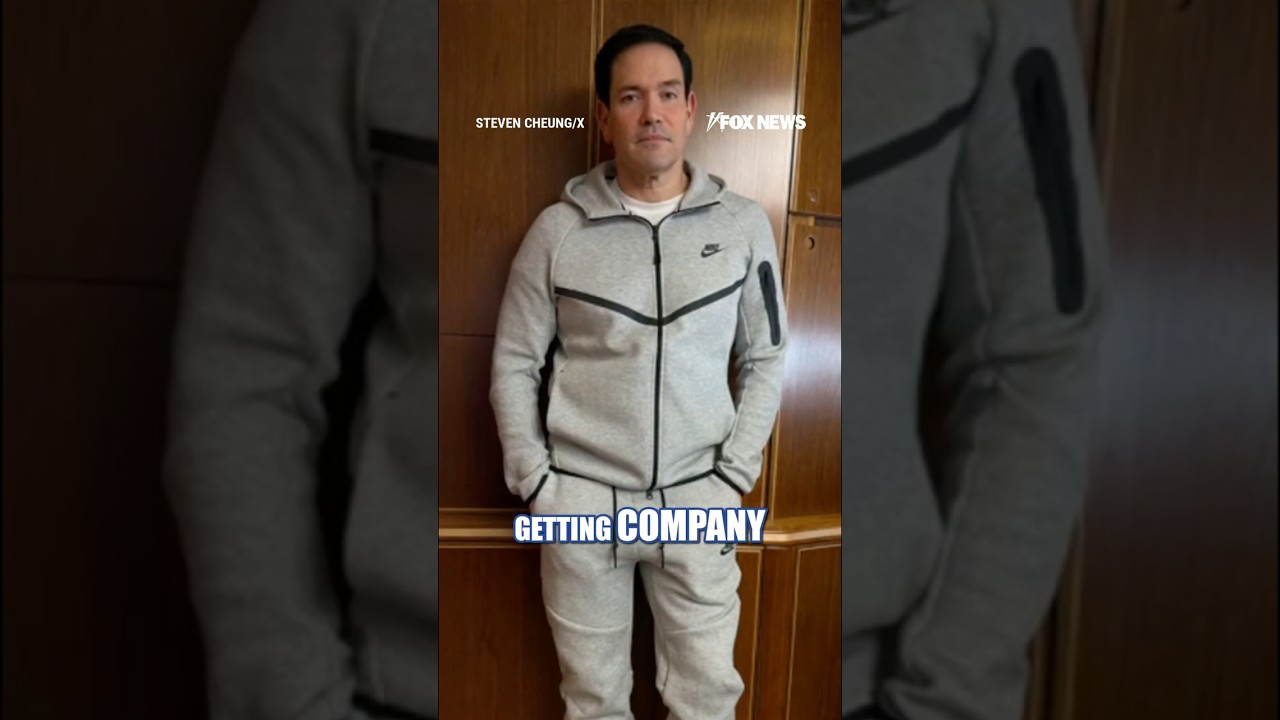 'MADUROMAXXING': Sec. Rubio wears viral tracksuit to China