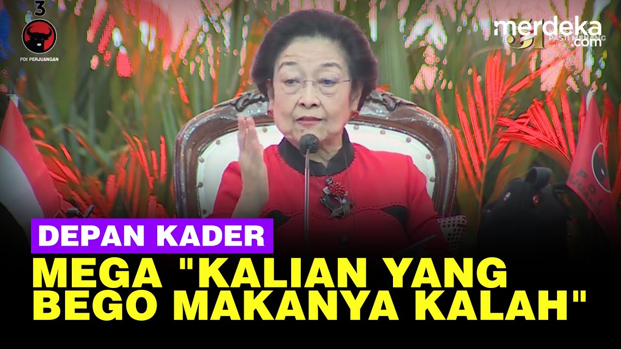 Keras Depan Kader Singgung DPR, Mega Kalian yang Bego Sendiri Makanya Kalah