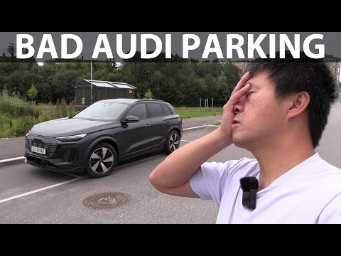 Audi Q6 e-tron autoparking test