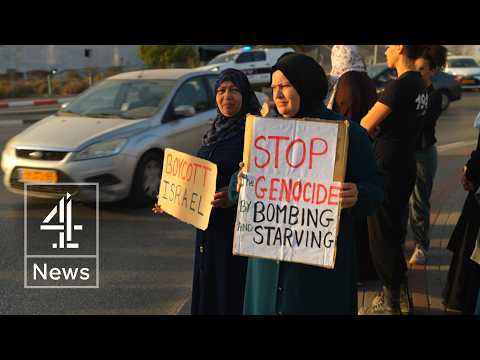 Israeli police break up anti-war protest