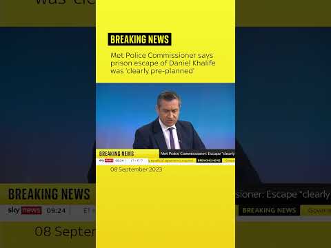 Prison escape of Daniel Khalife was "clearly pre-planned"