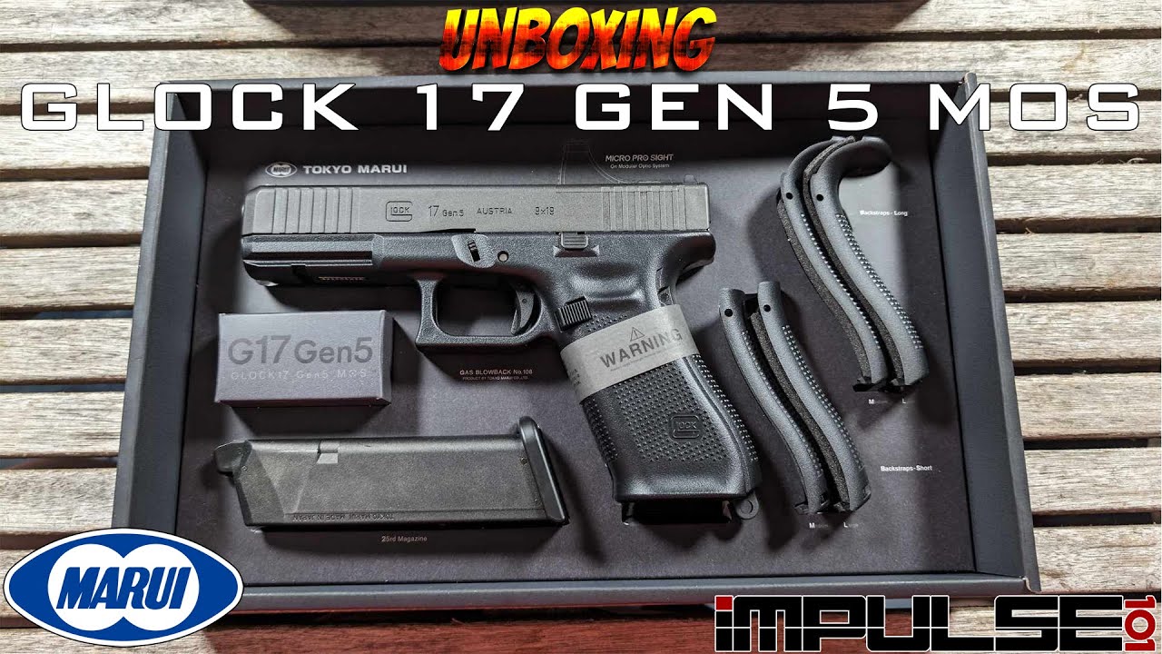UNBOXING AIRSOFT ! DÉBALLAGE DU GLOCK 17 GEN 5 MOS TOKYO MARUI 🤩 (Premier aperçu) (Impulse101) [FR]