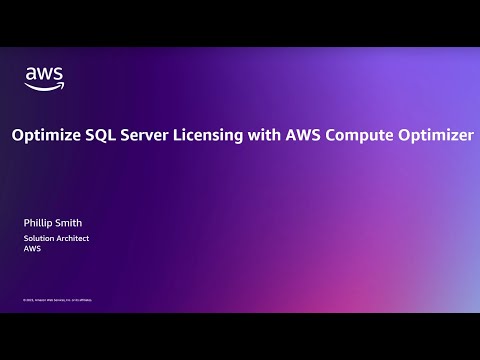 Optimize SQL Server Licensing with AWS Compute Optimizer | Microsoft on AWS Cost Optimization (MACO)