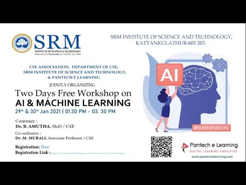 Workshop on AI with Machine Learning | Day 2  | SRMIST Chennai