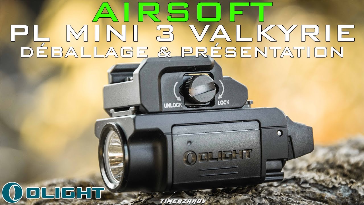 AIRSOFT - [GEAR] Olight PL Mini 3 Valkyrie - Déballage et présentation (OLIGHT) [FR]