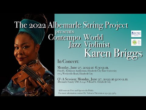In Concert! Contempo World Jazz Violinist Karen Briggs