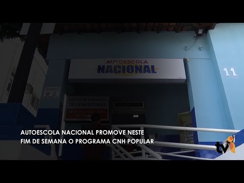 Vídeo: Autoescola Nacional promove neste fim de semana o programa CNH Popular