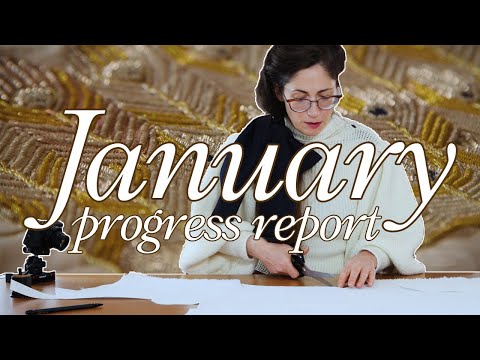Video: Peacock Dress: January 2021 Video Diary || Corset making