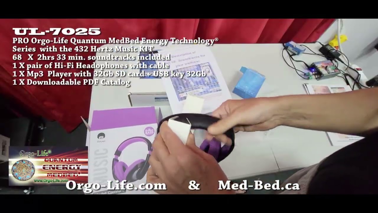 UL-7025 – 432 Hz Therapeutic Music Kit for Orgo-Life® Quantum Energy MedBed Technology®