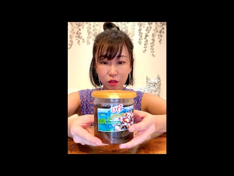 【ASMR】タイのネットで買った生海老の醤油漬けを食べる音