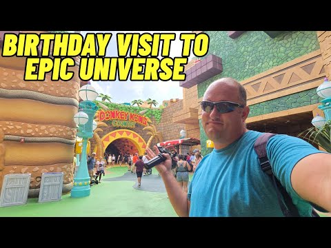 Epic Universe for my Birthday was a great idea weather had other plans 8/4/2025