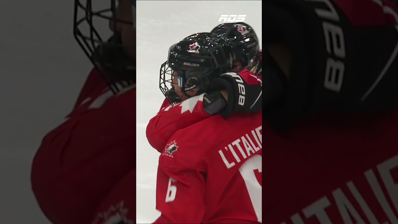 Malik L'Italien fait 3-2 en début de 3e! ⚜️Canada c. Finlande sur RDS2 📺