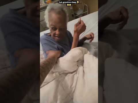 Let grandma sleep 😂😂😂 #Funny #Hilarious #Memes #Grandma #Peace#2025 #love