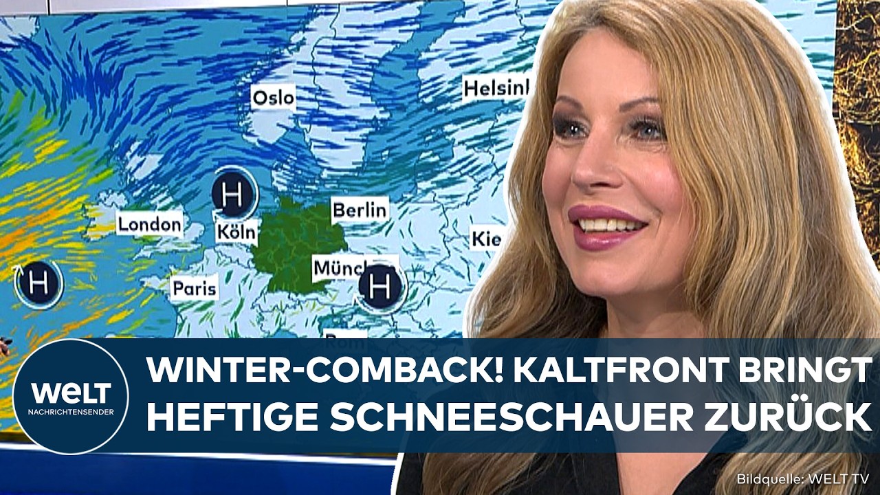 DEUTSCHLAND: Frostige Kaltfront bringt den Winter zurück! Hier kommt es zu heftigen Schneeschauern