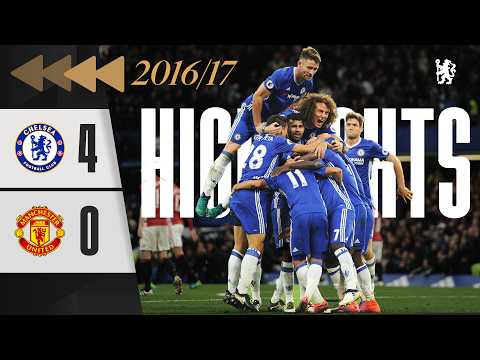 ⏪️ Chelsea 4-0 Man Utd | HIGHLIGHTS REWIND | Blue GOAL FEST sinks Mourinho's United! | EPL 16/17