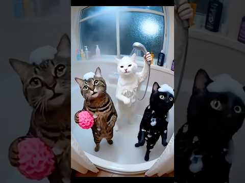 Kucing nyanyi dikamar mandi #riaab22 #trendingshorts